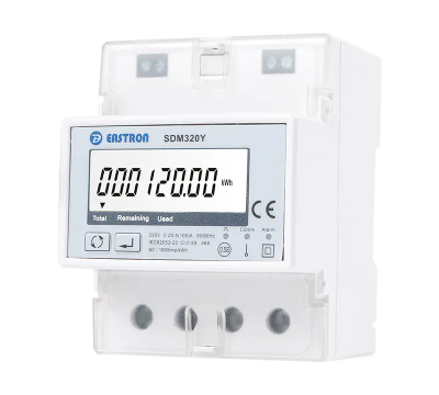 Rs485 Remote Control Built-in Relay Single Phase Prepaid Multi-function Energy Meter Eastron SDM320Y