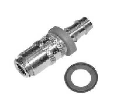 Shut-off coupling, with valve