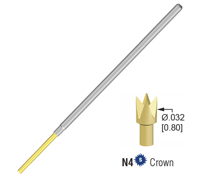 Test Probe Socket QA 075-PRP25N4H-S