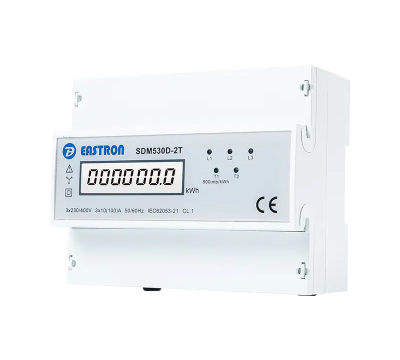 Three Phase Four Wire Kwh Meter Eastron SDM530D-2T